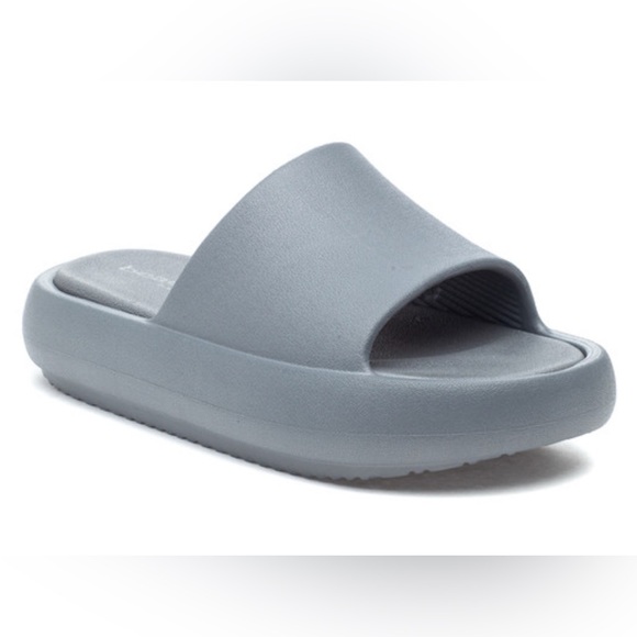 Beach Slide SQUISH Grey EVA by J/Slides NYC NEW - Picture 1 of 6